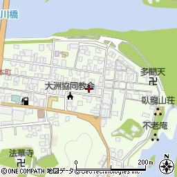 愛媛県大洲市大洲457周辺の地図