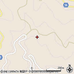 愛媛県大洲市河辺町山鳥坂356周辺の地図