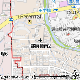 エクセレント都府楼南２周辺の地図