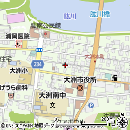 愛媛県大洲市大洲628周辺の地図