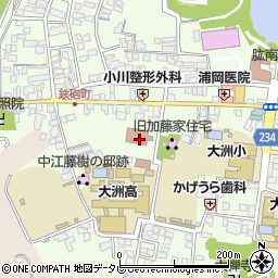 愛媛県大洲市大洲845-1周辺の地図