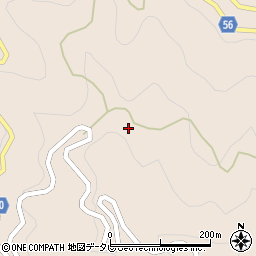 愛媛県大洲市河辺町山鳥坂345周辺の地図