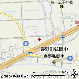 高知県高知市春野町弘岡中1686周辺の地図