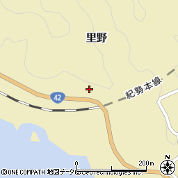 和歌山県西牟婁郡すさみ町里野159周辺の地図