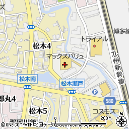 マックスバリュ那珂川店周辺の地図