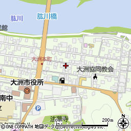 愛媛県大洲市大洲485周辺の地図