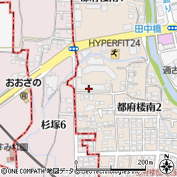 アプローズ都府楼弐番館周辺の地図