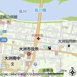 愛媛県大洲市大洲497周辺の地図