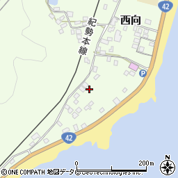 和歌山県東牟婁郡串本町西向1175周辺の地図