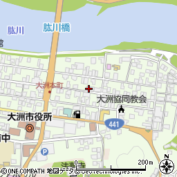 愛媛県大洲市大洲244周辺の地図