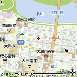 愛媛県大洲市大洲512周辺の地図