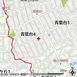 福岡県太宰府市青葉台4丁目2-10周辺の地図