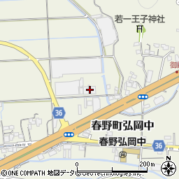 高知県高知市春野町弘岡中1684周辺の地図