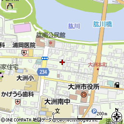 愛媛県大洲市大洲518周辺の地図