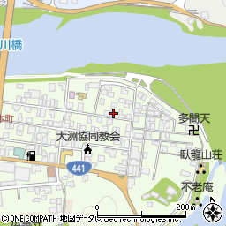愛媛県大洲市大洲84周辺の地図