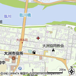 愛媛県大洲市大洲152周辺の地図