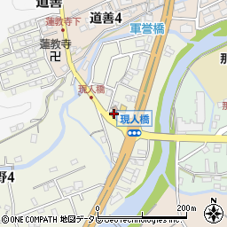 那珂川郵便局周辺の地図