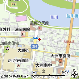 愛媛県大洲市大洲524-1周辺の地図