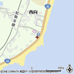 和歌山県東牟婁郡串本町西向1450周辺の地図