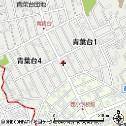 太宰府青葉台郵便局周辺の地図