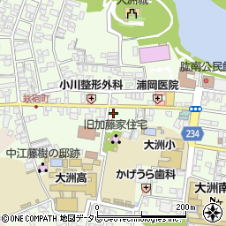 愛媛県大洲市大洲854-1周辺の地図