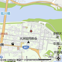 愛媛県大洲市大洲77周辺の地図