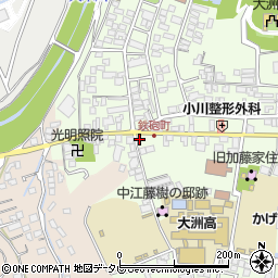 愛媛県大洲市大洲755-6周辺の地図