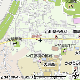 愛媛県大洲市大洲757-5周辺の地図