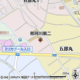 那珂川第二周辺の地図