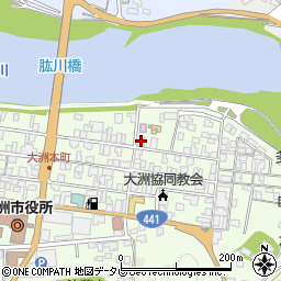 愛媛県大洲市大洲64周辺の地図