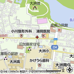 愛媛県大洲市大洲877周辺の地図
