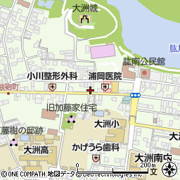 愛媛県大洲市大洲877周辺の地図