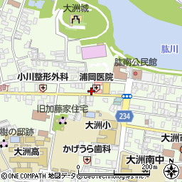 愛媛県大洲市大洲877-11周辺の地図
