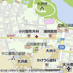 愛媛県大洲市大洲857周辺の地図