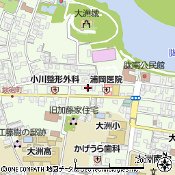 愛媛県大洲市大洲873-2周辺の地図