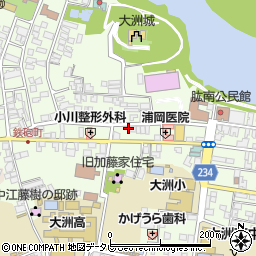 愛媛県大洲市大洲875周辺の地図
