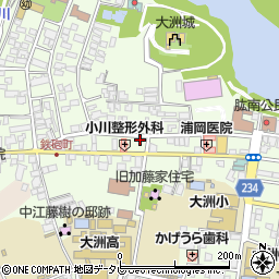 愛媛県大洲市大洲843周辺の地図