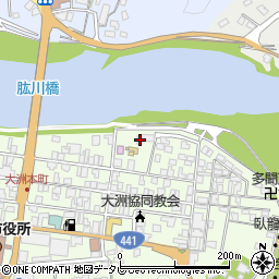 愛媛県大洲市大洲105周辺の地図