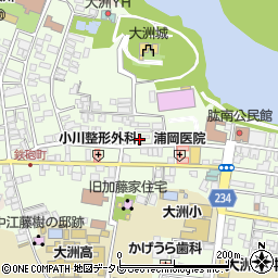 愛媛県大洲市大洲880-8周辺の地図