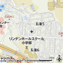 五条ＦＫハウスＮｏ．５周辺の地図