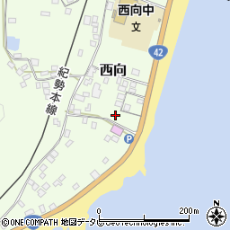 和歌山県東牟婁郡串本町西向1227周辺の地図