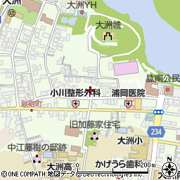 愛媛県大洲市大洲880-12周辺の地図