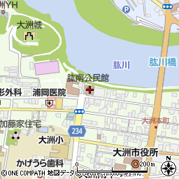 愛媛県大洲市大洲1周辺の地図