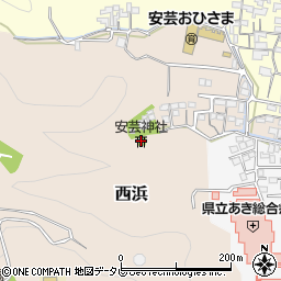 安芸神社周辺の地図