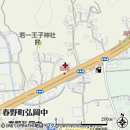 高知県高知市春野町弘岡中804周辺の地図