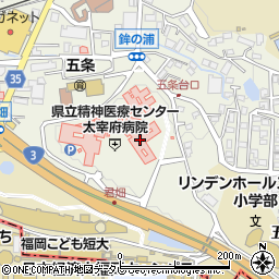 福岡県立精神医療センター太宰府病院周辺の地図
