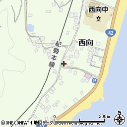 和歌山県東牟婁郡串本町西向1190周辺の地図
