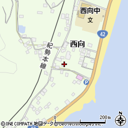 和歌山県東牟婁郡串本町西向1192周辺の地図