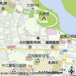 愛媛県大洲市大洲890-1周辺の地図