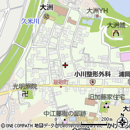 愛媛県大洲市大洲835-5周辺の地図